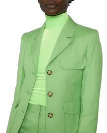 Victoria Beckham Three-Button Fitted Jacket at Neiman Marcus