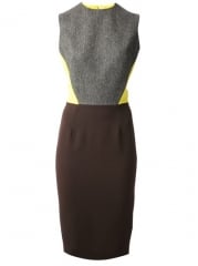 Victoria Beckham Tri-colour Dress - Gallery at Farfetch