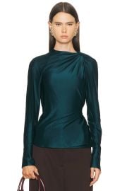 Victoria Beckham Twist Detail Blouse at FWRD