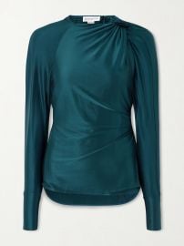 Victoria Beckham Twist Detail Blouse at Net a Porter