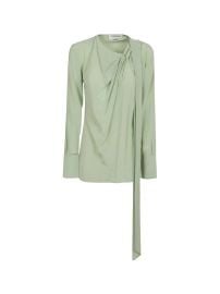 Victoria Beckham Twist Detail Scarf Top at Senser