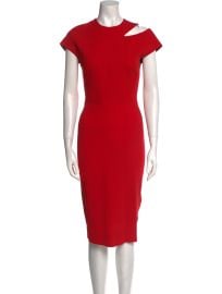 Victoria Beckham Wool Midi Length Dress at The Real Real