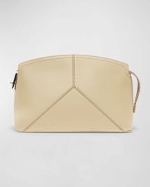 Victoria Beckham Zip Leather Clutch Bag at Neiman Marcus