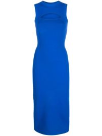 Victoria Beckham cut-out Midi Dress - at Farfetch