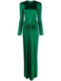 Victoria Beckham gathered-detail open-back Gown - Farfetch at Farfetch