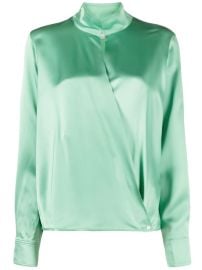 Victoria Beckham high-neck Silk Blouse - at Farfetch