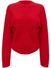 Victoria Beckham logo-embroidered wool-blend Jumper - at Farfetch