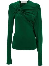 Victoria Beckham long-sleeve gathered-detail Top - at Farfetch