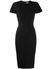 Victoria Beckham short-sleeve Fitted Dress - Farfetch at Farfetch