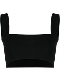 Victoria Beckham square-neck Cropped Top - at Farfetch