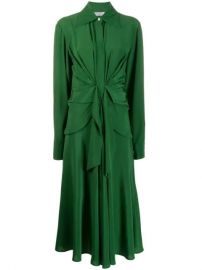 Victoria Beckham tie-waist Shirt Dress - Farfetch at Farfetch