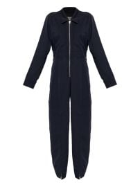Victoria Beckham zip-fastening Jumpsuit Blue at Farfetch