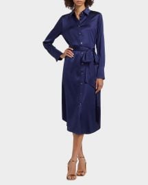 Victoria Silk Shirtdress at Neiman Marcus
