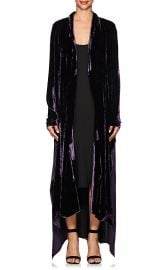 Victoria Velvet Robe Coat at Barneys