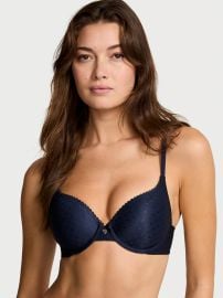 Victorias Secret Perfect Shape Push Up Bra in Noir Navy at Victorias Secret