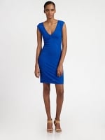 Victoria's blue dress by Catherine Malandrino at Saks Fifth Avenue