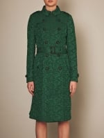 Green lace trench at Matches at Matches