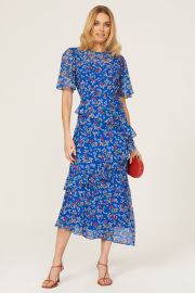 Vida Ruffled Dress by SALONI for 85 Rent the Runway at Rent the Runway