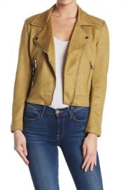 Vigoss   Faux Suede Moto Jacket   Nordstrom Rack at Nordstrom Rack