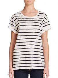 Vince - Feeder Striped Cotton Jersey Tee at Saks Fifth Avenue