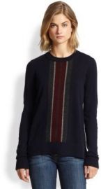 Vince - Regimental Striped Cashmere Sweater at Saks Fifth Avenue