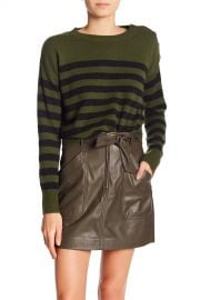 Vince   Shoulder Button Striped Cashmere Sweater   Nordstrom Rack at Nordstrom Rack