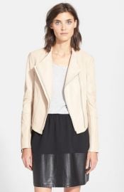 Vince Asymmetric Leather Jacket at Nordstrom