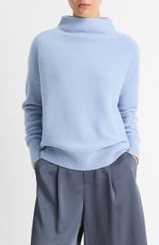 Vince Boiled Cashmere Funnel Neck Pullover at Nordstrom