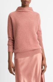 Vince Boiled Cashmere Funnel Neck Pullover at Nordstrom