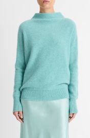 Vince Boiled Cashmere Funnel Neck Pullover at Nordstrom