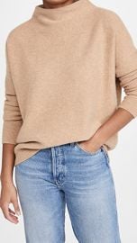 Vince Boiled Funnel Neck Pullover at Shopbop