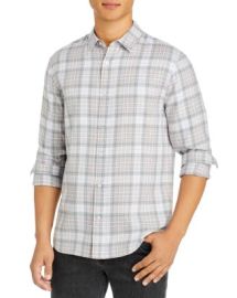 Vince Boulevard Long Sleeve Plaid Shirt Bloomingdales at Bloomingdales