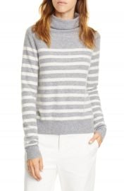 Vince Breton Stripe Turtleneck Cashmere Sweater   Nordstrom at Nordstrom