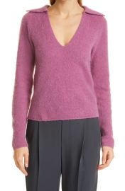 Vince Brushed Alpaca amp Merino Wool Blend Polo Sweater at Nordstrom