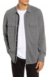 Vince Button-Up Wool and Cashmere Knit Shirt Jacket   Nordstrom at Nordstrom