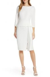 Vince Camuto Angled Ruffle Sheath Dress at Nordstrom