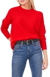 Vince Camuto Center Seam Crewneck Sweater at Nordstrom