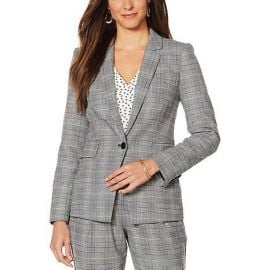 Vince Camuto Colorful Glen Plaid Blazer at HSN