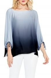 Vince Camuto Echo Ombr   Tie Cuff Blouse  Regular  amp  Petite    Nordstrom at Nordstrom