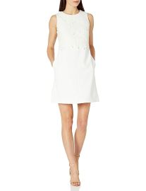 Vince Camuto Lace Popover Shift Dress at Amazon