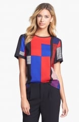 Vince Camuto Patchwork Top at Nordstrom