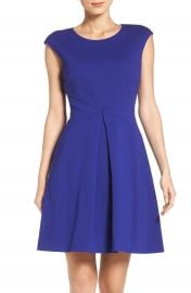 Vince Camuto Ponte Fit   Flare Dress  Regular   Petite at Nordstrom