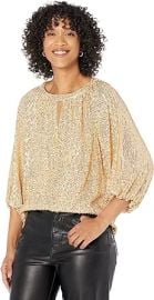 Vince Camuto Raglan Sleeve Top with Keyhole at Womens Clothing store at Amazon