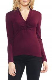 Vince Camuto Ruched Detail Top at Nordstrom