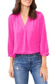 Vince Camuto Rumple Fabric Blouse at Nordstrom