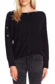 Vince Camuto Snap Trim Dolman Sleeve Sweater   Nordstrom at Nordstrom