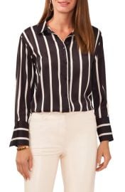 Vince Camuto Stripe Satin Shirt at Nordstrom