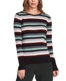 Vince Camuto Striped Sweater   Reviews - Sweaters - Women - Macy s at Macys