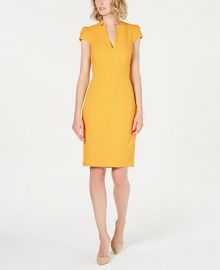 Vince Camuto V-Neck Bodycon Dress Women -  Dresses - Macy s at Macys