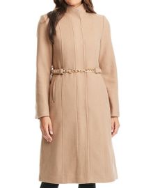 Vince Camuto Womens Chain Belted Maxi Coat Reviews - Coats Jackets - Women - Macys at Macys